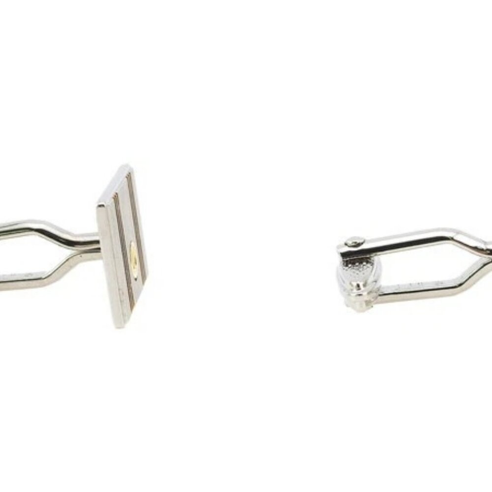 dunhill cufflinks × silver platedGold material Authentic Used - Picture 7 of 8